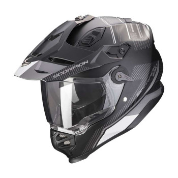 Scorpion ADF-9000 AIR DESERT motorcycle helmet Matt black / Silver