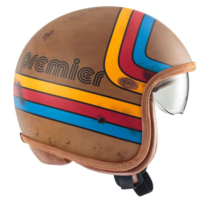 Casque moto Premier VINTAGE PLATINUM EDITION BOS EX BM