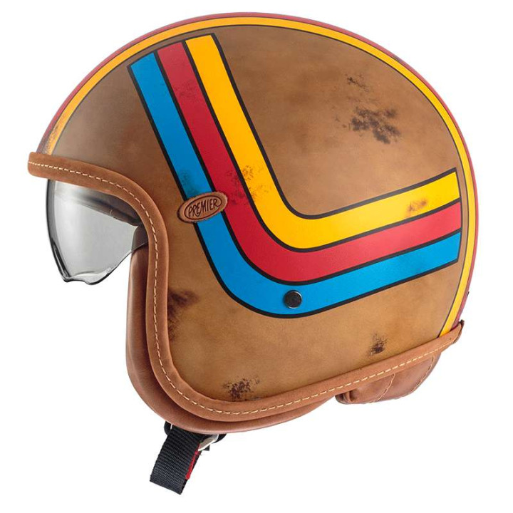 Casque moto Premier VINTAGE PLATINUM EDITION BOS EX BM