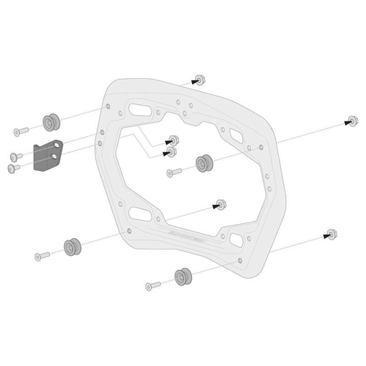 Kit sacoches SW-Motech SysBag WP L/L CF Moto 450 MT (BC.SYS.07.976.21000/B)