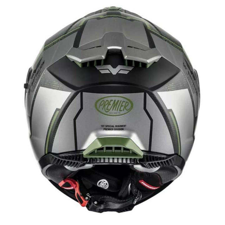 Casque moto Premier TYPHOON BA MILITARY BM
