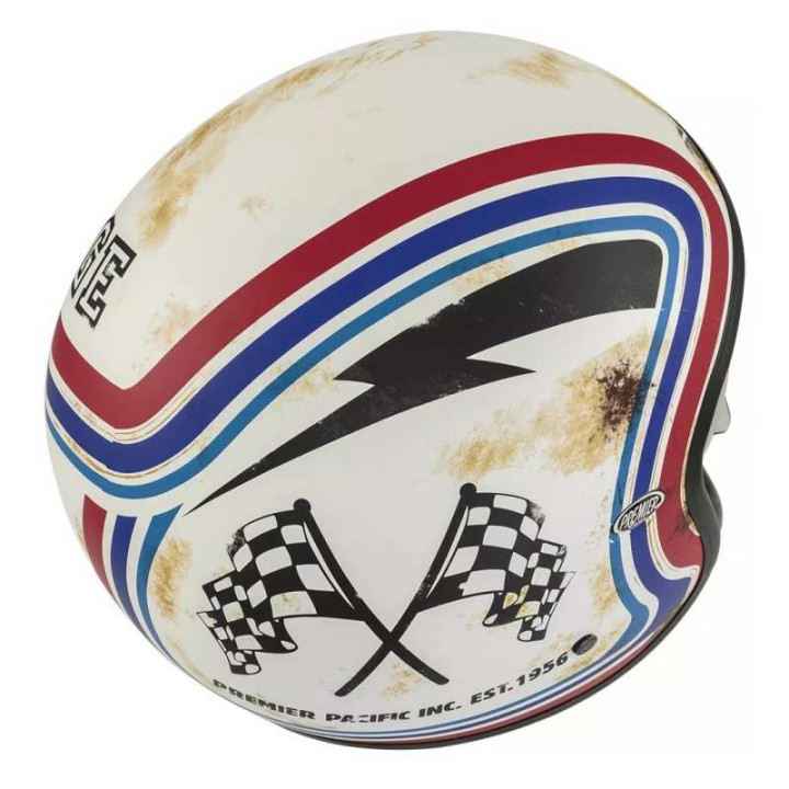 Casque moto Premier VINTAGE BTR 12BM