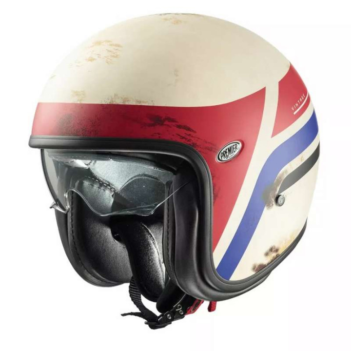 Casque moto Premier VINTAGE K 8 BM