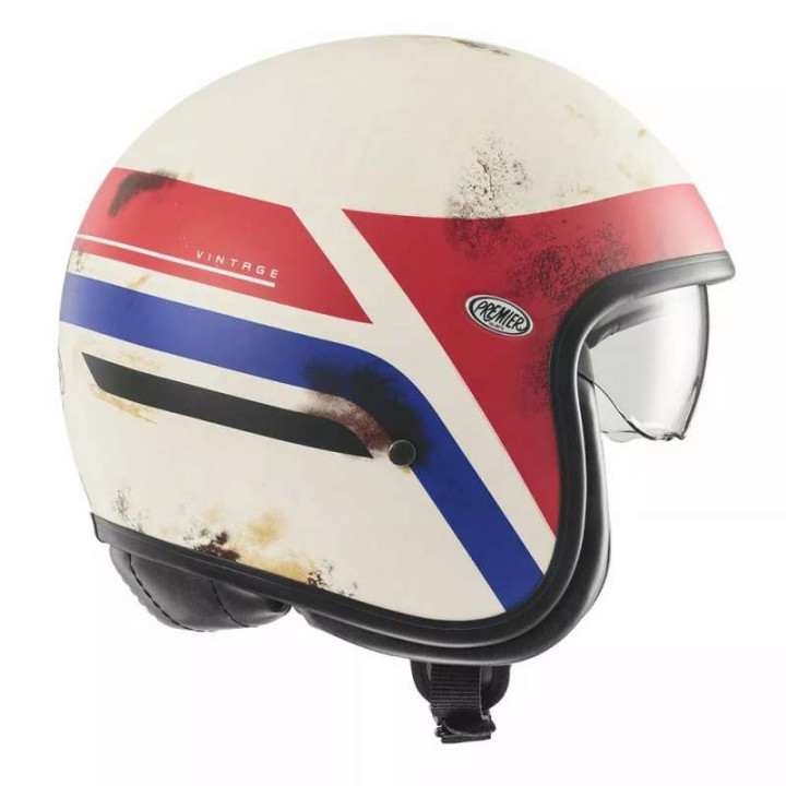 Casque moto Premier VINTAGE K 8 BM