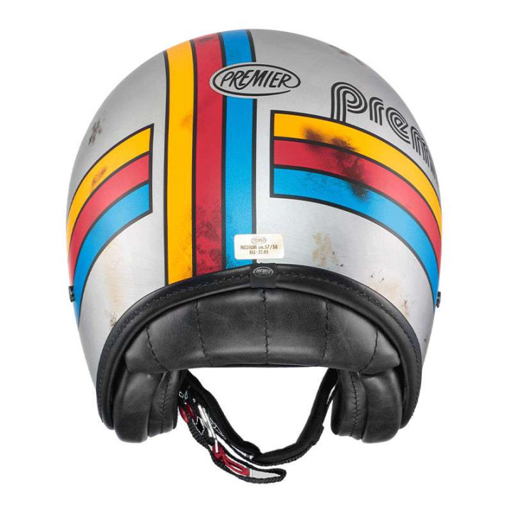 Casque moto Premier VINTAGE PLATINUM EDITION EX 77BM