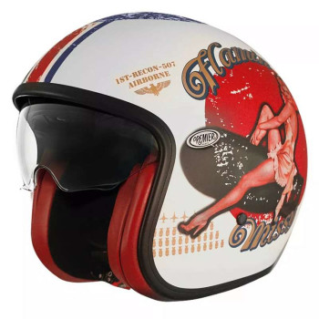 Casque moto Premier VINTAGE PIN UP 8 BM Casque moto Premier VINTAGE PIN UP 8 BM