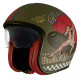 Casque moto Premier VINTAGE PIN UP MILITARY BM