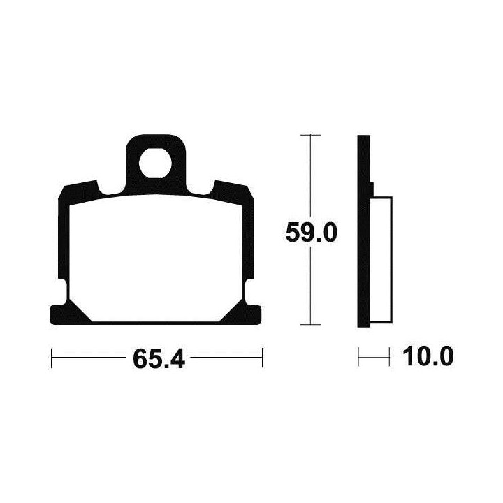 BENDIX MA47 organic brake pads