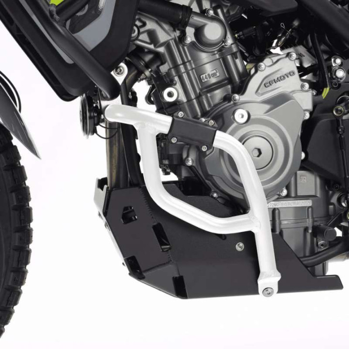 Isotta White CF Moto 450 MT low quarter guard