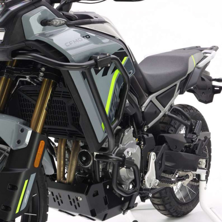 Isotta high-mounted splash guards Black CF Moto 450 MT