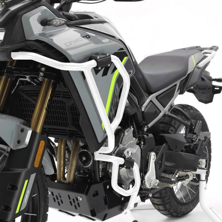 Isotta White CF Moto 450 MT high guards