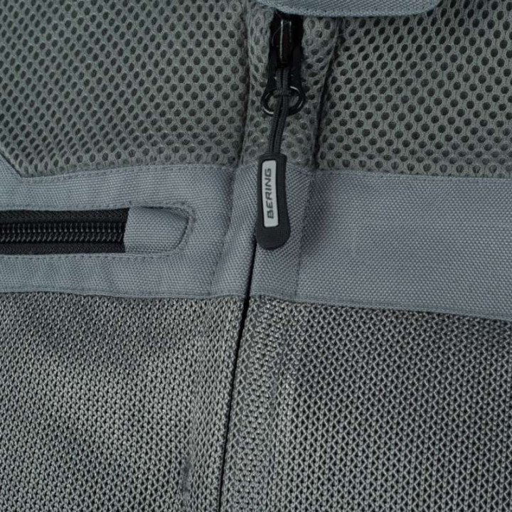 Blouson moto d'été femme Bering LADY MALIBU GRIS