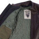 Blouson moto cuir Segura DEVON Marron/Kaki