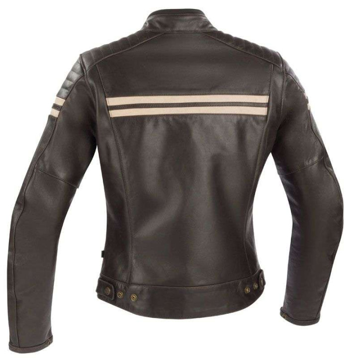 Blouson moto cuir femme Segura LADY FUNKY MARRON