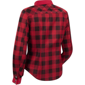 Surchemise moto d'été femme Segura LADY JOVAN ROUGE Surchemise moto d'été femme Segura LADY JOVAN ROUGE