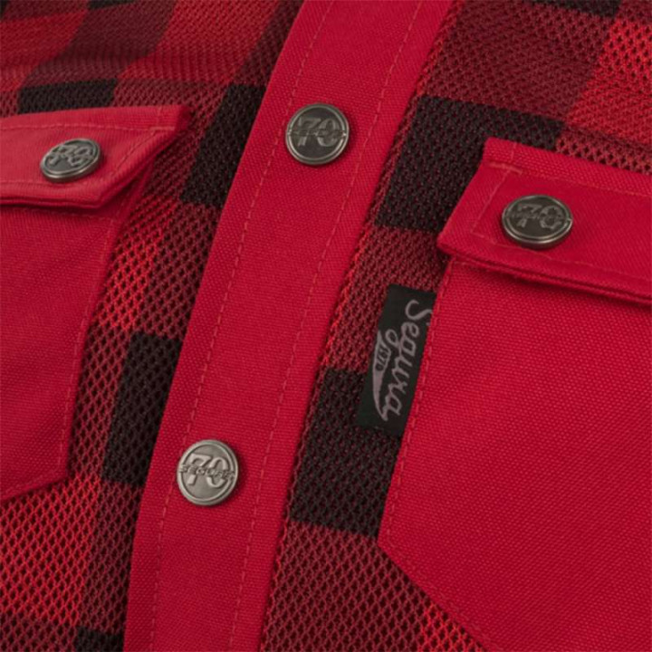 Surchemise moto d'été femme Segura LADY JOVAN ROUGE