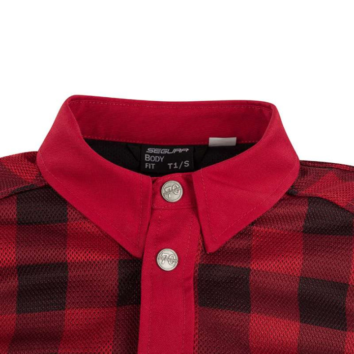 Surchemise moto d'été femme Segura LADY JOVAN ROUGE