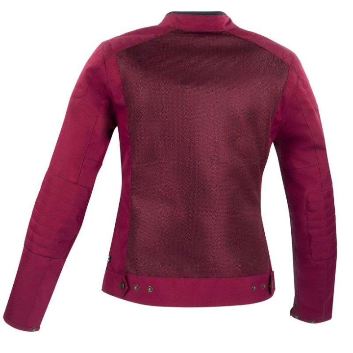 Blouson moto d'été femme Segura LADY OSKAR BORDEAUX