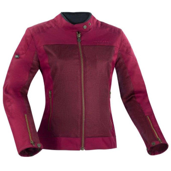 Blouson moto d'été femme Segura LADY OSKAR BORDEAUX Blouson moto d'été femme Segura LADY OSKAR BORDEAUX