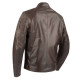 Blouson moto cuir Segura LAXEY MARRON