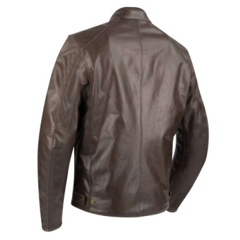 Blouson moto cuir Segura LAXEY MARRON