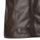 Blouson moto cuir Segura LAXEY MARRON