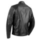 Blouson moto cuir Segura LAXEY NOIR