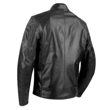 Blouson moto cuir Segura LAXEY NOIR
