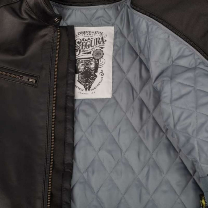 Blouson moto cuir Segura OWEN