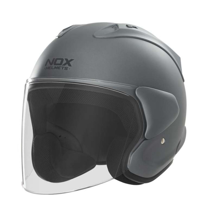 Casque moto NOX  N220-S Titanium Mat
