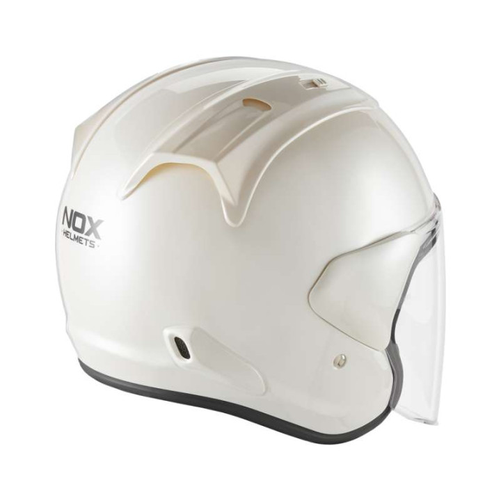 Casque moto NOX  N220-S Blanc Perle