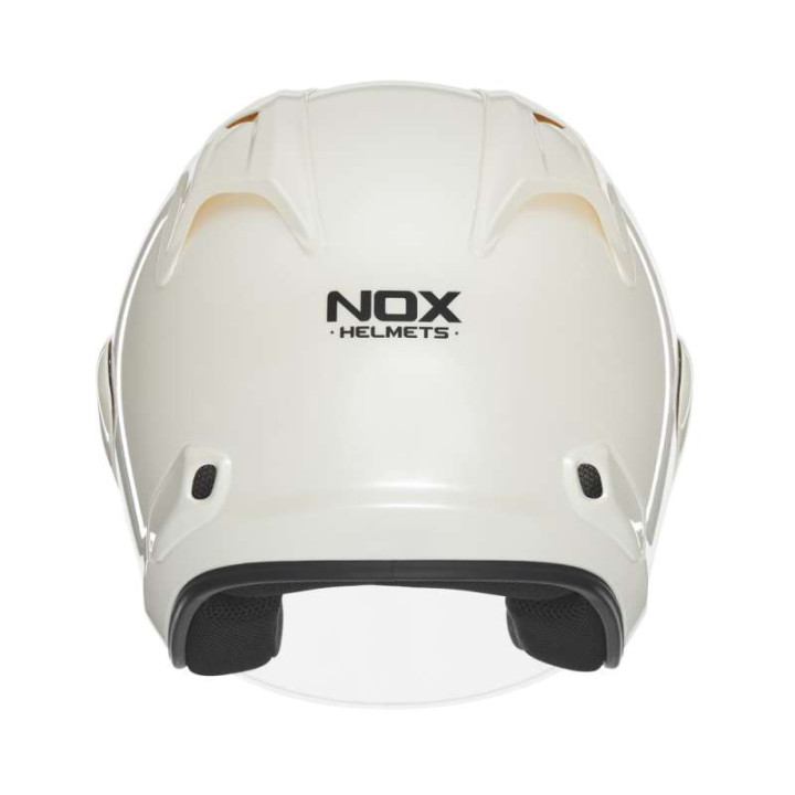 Casque moto NOX  N220-S Blanc Perle