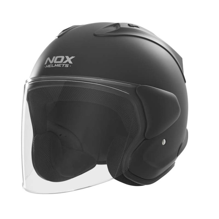 Casque moto NOX  N220-S Noir mat
