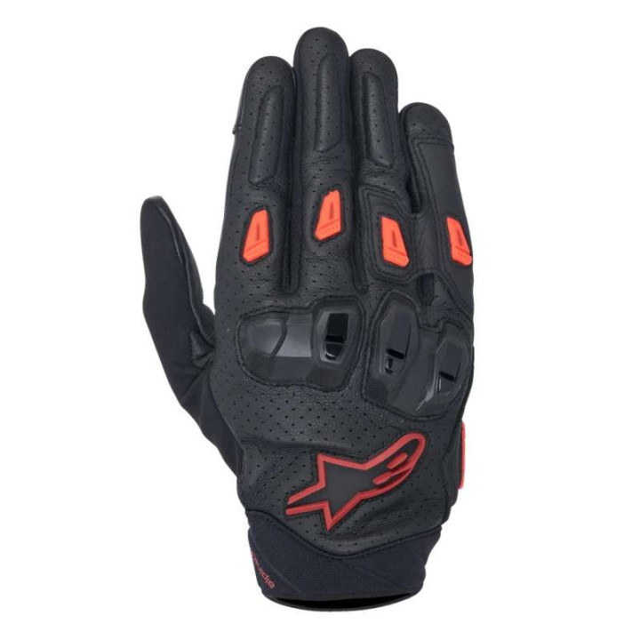 Alpinestars SP X 7 AIR Black/Dark Red/Red Fluo motorcycle gloves