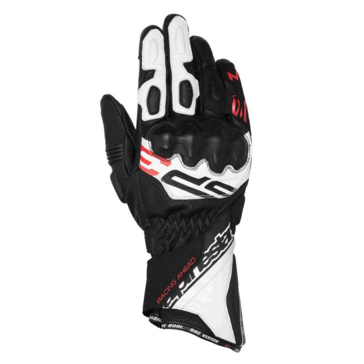 Alpinestars SP-3 Black/White/Red Fluo Gloves