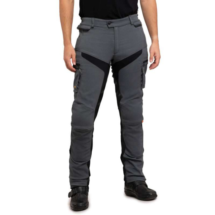 Pantalon moto été Rukka AIRTACAMA Anthracite Jambes Courtes