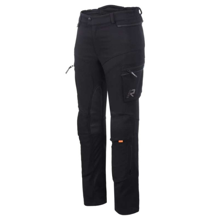 Pantalon moto été Rukka AIRTACAMA Noir Jambes Courtes