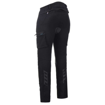Pantalon moto été Rukka AIRTACAMA Noir Jambes Courtes