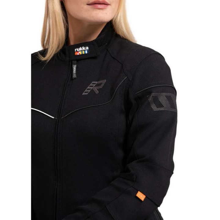Blouson moto femme Rukka AIRGOBINA 2.0 Noir