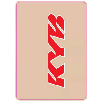 D'COR KYB RED sticker sheet