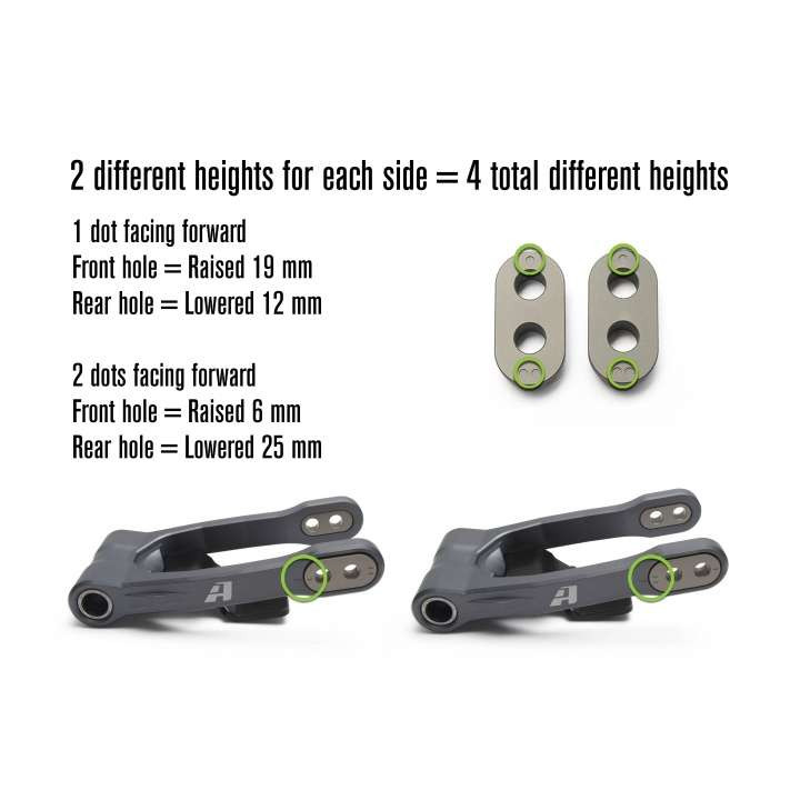 Kit rabaissement à hauteur variable AltRider HONDA XL750 TRANSALP (HT23-6-2202)