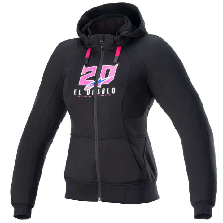 Alpinestars STELLA CHROME SPORT Fabio Quartararo motorcycle sweatshirt