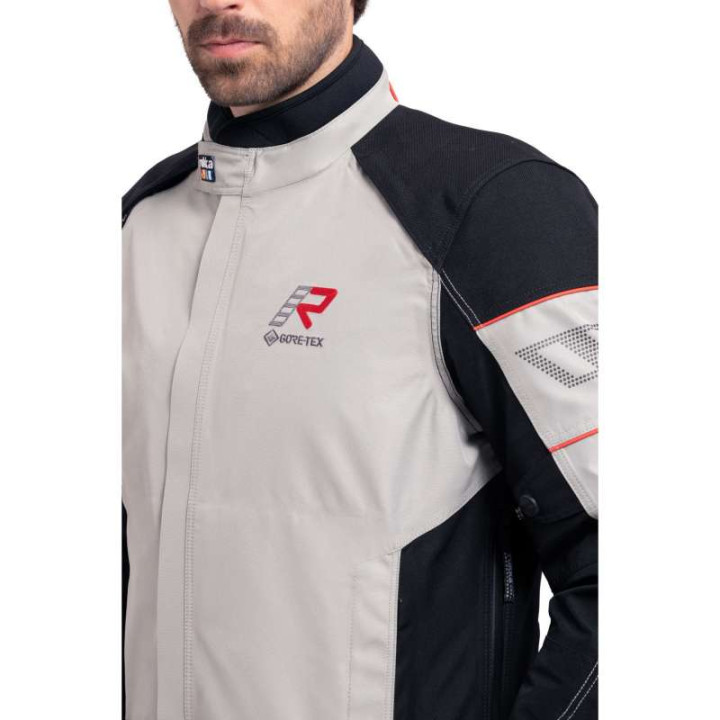 Veste moto Rukka R-EX 2.0 Gore Tex laminé 2 couches Gris/Noir Veste moto Rukka R-EX 2.0 Gore Tex laminé 2 couches Gris/Noir