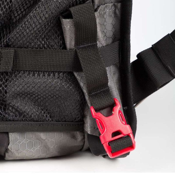 Sac à dos moto KLIM NAC PAK Gray avec poche à eau 3L
