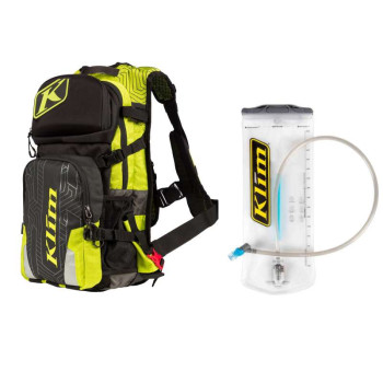 Sac à dos moto KLIM NAC PAK Lime avec poche à eau 3L