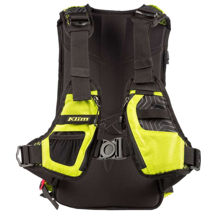 Sac à dos moto KLIM NAC PAK Lime avec poche à eau 3L