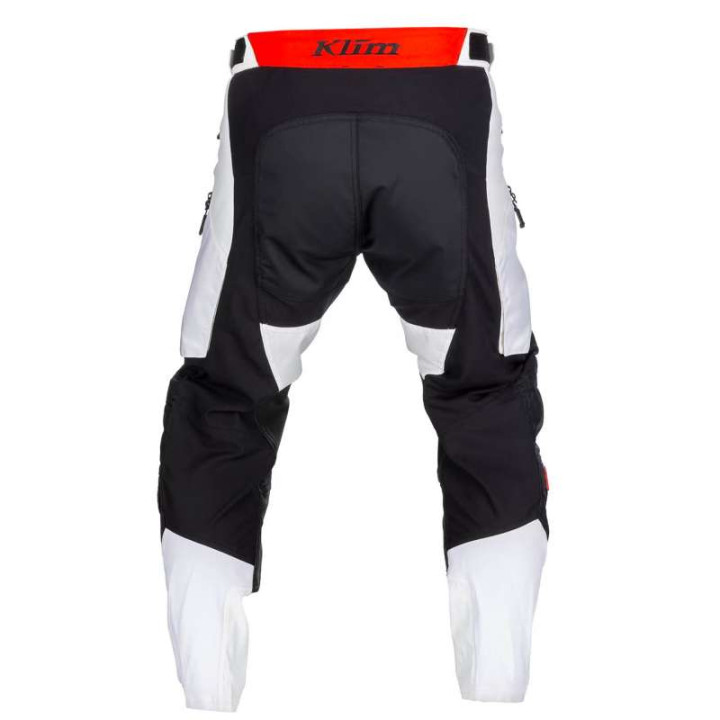 Pantalon Enduro KLIM DAKAR ITB WHITE/BLACK