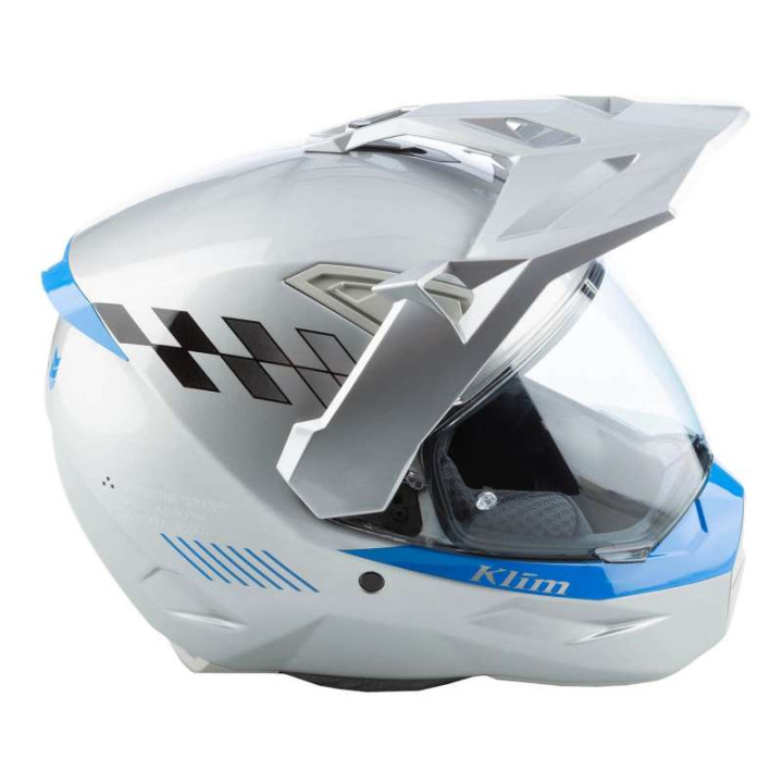 Casque Klim X1 ALPHA Gloss Concept High-Rise / Blue