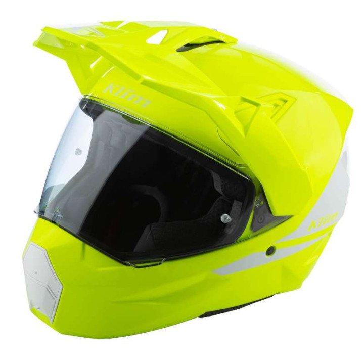 Casque Klim X1 ALPHA Gloss Hi-Vis / White