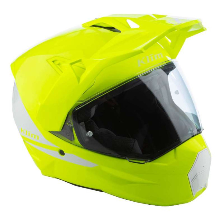 Casque Klim X1 ALPHA Gloss Hi-Vis / White